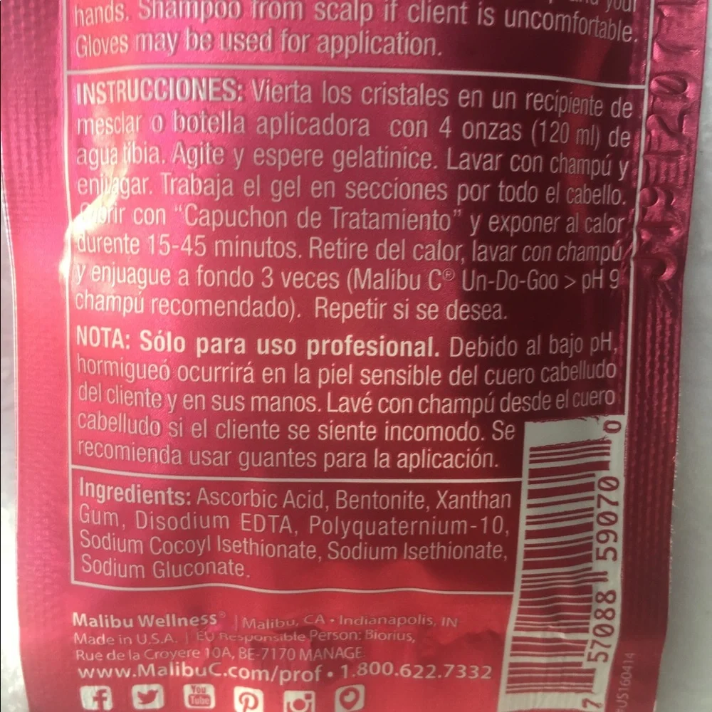 Malibu CPR and UnDoGoo Shampoo Packets and‎ Cap Bundle Color Stain Remover